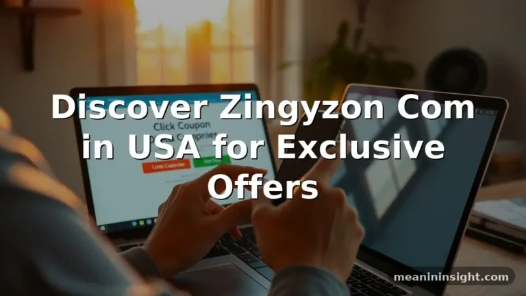 Discover Zingyzon Com in USA for Exclusive Offers