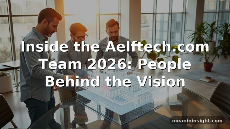 Inside the Aelftech com Team 2026: People Behind the Vision