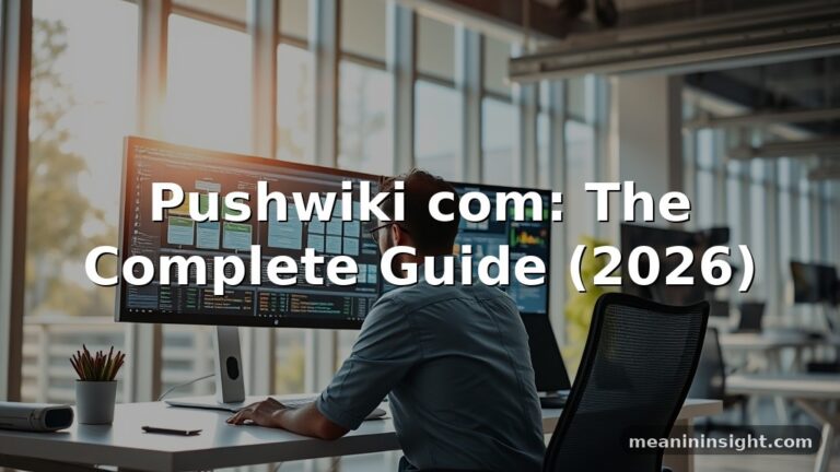 Pushwiki com: The Complete Guide (2026)